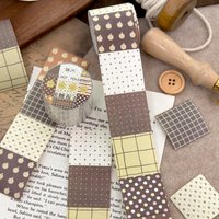 1pcs/1lot Decorative Adhesive tapes Wave Point Battle masking Junk Journal Scrapbooking stikcers DIY Paper Japanese