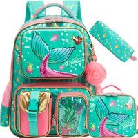 Cute Backpack for Girls Backpacks for Elementary Preschool Students Kids School Cute Backpack Lunch Bag and Penbag