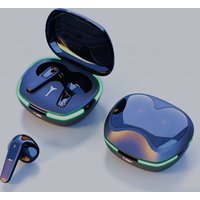 Noise Reduction Bluetooth Earphones Built-in Mic Breathing Light HiFi Stereo Sound Lightweight Wireless Headset for Sports