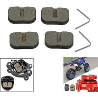 New Disc Brake Pads with Snap Ring for 47 49cc Minimoto Pocket Bike Baby Kids Dirt Bike Gas Electric Scooter Accessories