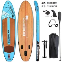 Sup Air-filled Slurry Board Stand-up Thickened Double-layer Brushed Wear-resistant Portable Paddling Board Boat Surfing Board