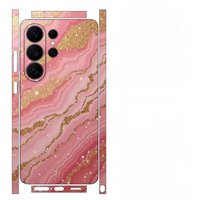 Marble Sticker Skin for Samsung S24 Ultra S26 S25 Phone Skin Wrap Back Film for Frame Camera Protective Decal