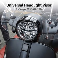 ABS-Scheinwerferblende für Vespa GTS 150 250 300 310 2019-2026 – Schwarz, Chrom, Carbon-Optik