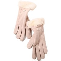 AliExpress NONE Women Winter Thick Plush Gloves Fashion Warm Suede Outdoor Guantes Lady Touchscreen Driving Gloves Sports Cycling Mittens
