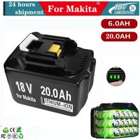 2026.For Makita 18V Battery 20Ah/6Ah Li-Ion 18650 Rechargeable Replacement BL1860B BL1850 DDF486 DF488 Power Tool Battery