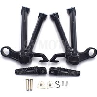 For Suzuki GSX-R 1000 GSXR1000 GSXR 1000 2007 2008 K7 Motorcycle Rear Footrests Foot pegs tripod Pedal stent assembly