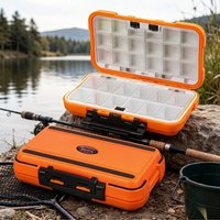 Waterproof Fishing Tackle Box, Fishing Accessories Tool Storage for Fish Hook & Lure Bait, Carp Fishing Goods Box