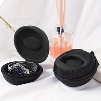 1PC EVA Single Watch Travel Case Portable Watch Storage Box with Zippered Watch Organizer Holder For Smartwatch Wristwatch