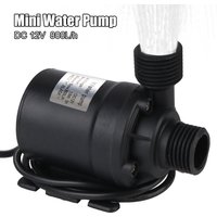 5M Ultra-quiet Garden Brushless Motor Submersible Water Pump DC 12V for Cooling System Fountains Heater 800L/H Portable Mini