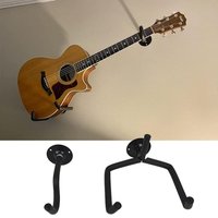 Horizontal Metal Guitar Wall Mount Hanger Stand For Acoustic Guitar Bass Violins Mandolins Slat Display Support Guitar Hanger