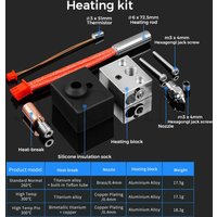 300° Upgrade Hotend Kit For For CREALITY Ender 3 S1/S1 Pro/CR-10 Smart Pro/Sermoon V1 Bimetal Heat Break Throat 3D Printer Parts