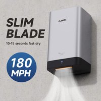 AIKE – sèche-mains mural automatique, Mini sèche-mains Portable, séchage des mains 10-15s, séchage rapide 900W 110V ou 220V AK2822