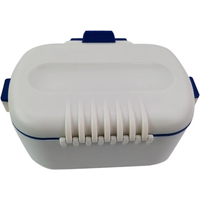 Portable Fishing Bait Box with Insulation Breathable Moisture Retention for Live Earthworms Lures Hooks Fishing Tackle