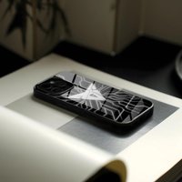 Car C-cupraes Logo Phone Light Case Glass For IPhone17 Air 16 15 17 14 Pro Max 13 12 11 X XS XR Plus For Samsung S 26 24 23 22