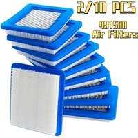 2/10 Stück 491588 Luftfilter für Briggs Stratton 491588 Toro 20332 Craftsman 3364 Rasenmäher O20 20 Quadratisches Filterelement