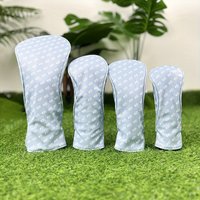 Golf club head cover, golf putting rod protective cover, blue practical and simple style, dust-proof and durable material