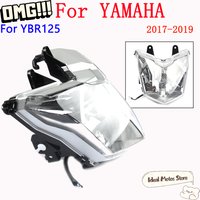 For Yamaha YBR125Z YBR 125 Z YBRZ 125 YBR 125Z Motorcycle Headlight Assembly 12V Waterproof Headlamp Front Light 2017 2018 2019