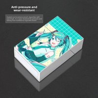 Kawaii Hatsune Miku cute anime plastic thick cigarette box mini portable jewelry storage box creative accessories new gift