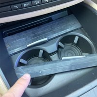 Nowy-dla BMW X5 X6 E70 E71 E72 2007-2014 wnętrze konsola środkowa do picia wody pokrywa uchwytu kubek na zamek błyskawiczny uchwyt na kubek Pull pat