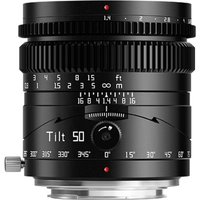 TTArtisan 50mm F1.4 Tilt Lens Full Frame Humanity Portrait Still-life Lens Compatible with Sony A7S Sigma FP Fuji X-T30 Canon R5