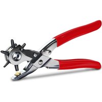 Hole Punch, 6 Multi-Hole Sizes Leather Hole Puncher for Belts, Watch Bands,Dog Collars, Saddles DIY Home or Craft Projects