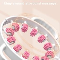 1pcs Round Massager Roller for Waist Abdominal Muscles Ring Leg Clip Stovepipe To Clear The Meridian Portable Cellulite Massage