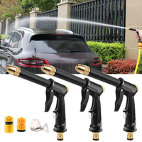 High Pressure Spray Nozzle Water Gun Adjustable Universal Quick Connect Hose Nozzle For Car Washing Lawn Watering Cleaning