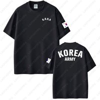 Korea Army Classic Tech Men Women Tshirt ROKA Military Physical Training Tops Fashion Summer Streetwear Veteran Unisex Adult Tee