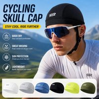 1/2Pcs Quick Dry Cycling Cap Summer Sun Protection Sweat Absorbing Road Bike Helmet Liner Hat Set Breathable Outdoor Riding Gear