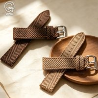 18mm 20mm 22mm Schnellverschluss Nylon-Leder-Uhrenarmband Vintage Tweed-Gewebe Armband Smartwatch Universal-Armband für Rolex für Seiko