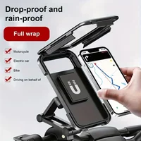 AliExpress NONE Waterproof Mobile Phone Holder For Motorcycle Bike Magnetic Cycling Phone Bag GPS 360° Swivel Adjustable Stand Phone Accessories