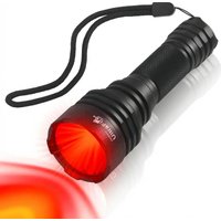 UltraFire C8 Red Light Flashlight Powerful Professional Tactical Hunting FlashLights Coyote Night Vision Lamp for Astronomy