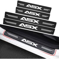 Car Sill pedal Rear Bumper Protection Stickers Carbon Fiber Sticker Waterproof Protection Film For Mitsubishi ASX Car Accessorie