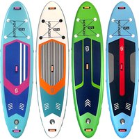 SKATINGER Inflatable SUP Stand-Up Paddle Board for Surfing Complete with Pump and Bag Accessory Option with All Essential Gear