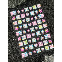 Kawaii Animal Mini Little Rabbit Panda CAT Luggage Tags Stickers Pvc Diary Notebook Skateboard Mobile Phone Nail Art Stickers