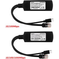 Raspberry Pi USB Type C PoE Splitter 10/100/1000Mbps Gigabit PoE Splitter 5V 3A Type C Connector for Raspberry Pi 4 B