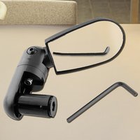 Bicycle Mirrors Adjustable Rotation MTB Bike Cycling Rear View Mirrors for Outdoor Cycling Wide-Angle Handlebar Rearview Mirror