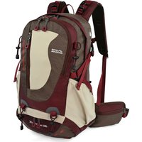 Sac à dos de randonnée ROYAL MOUNTAIN 35L avec compartiment pour chaussures, tissu résistant à l'eau, support de cadre arrière, rembourrage respirant