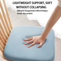 *1pc Breathable Rebound Waist Cushion new Thick Seat Cushion Ultra Soft Foam Office Chair Pad