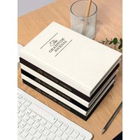 1 Gratitude Notebook, 200 Sheets/Book, Thick and Durable, Not Easy to Bleed Through, Waterproof and Not Easy to Tear Pages, Suitable for Marking, Learning, Writing, Work, Office Notes, and Other Daily