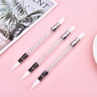 1pcs Dual-Ended Nail Art Silicone Sculpture Pen Nails Art Tools DIY Painting