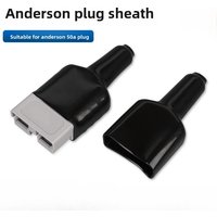 Suitable for Anderson 50A Plug Connector Black Sheath