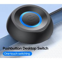 1.8m Pushbutton Desktop Computer Switch PC Motherboard External Start Power On/Off Button Extension Cable Round Startup Switch
