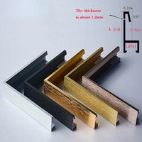 Wall Painting Photo Frames Kit, DIY Large Size, Gold Frame for Wall Art, Canvas Print, New Thickening, 50x70, 70x140, 90x120