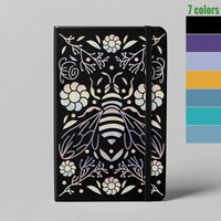 BUJO Bees Dotted Notebook A5 Pocket 5.1x8.2 Inches 160g Bamboo Paper