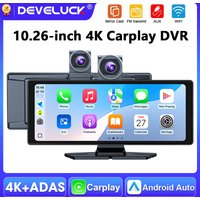 10.26 inch ADAS Dash cam 4K Front Camera Wireless Carplay Android Auto Car Intelligent Screen Dashboard Video Recorder Car DVR