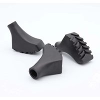 10 pcs Nordic Walking Pole Trekking Pole Tip Protectors Rubber Pads Buffer Replacement Tips End for Hiking Stick