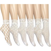 38 Models Women Retro Gothic Summer Lace Top Floral Fishnet Ankle Socks Lady Black Nylon Short Lace Stockings Shoe Size 5-10