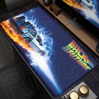 90x40cm Computer Gaming Speed Mouse Pad Back To The Future Large Rubber HD Keyboard Mat New Car Laptop Office Anti-slip Desk Mat
