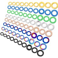 AliExpress Wanyifa 5/12Pcs M3 M4 M5 M6 M7 M8 M10 M12 M14 Titanium Flat Washer DIN912 Bolt Spacer for Bicycle Motorcycle Parts Black Bronze